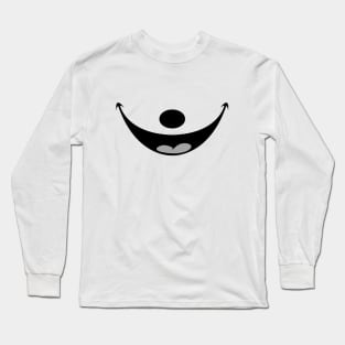 cat cartoon facemask Long Sleeve T-Shirt